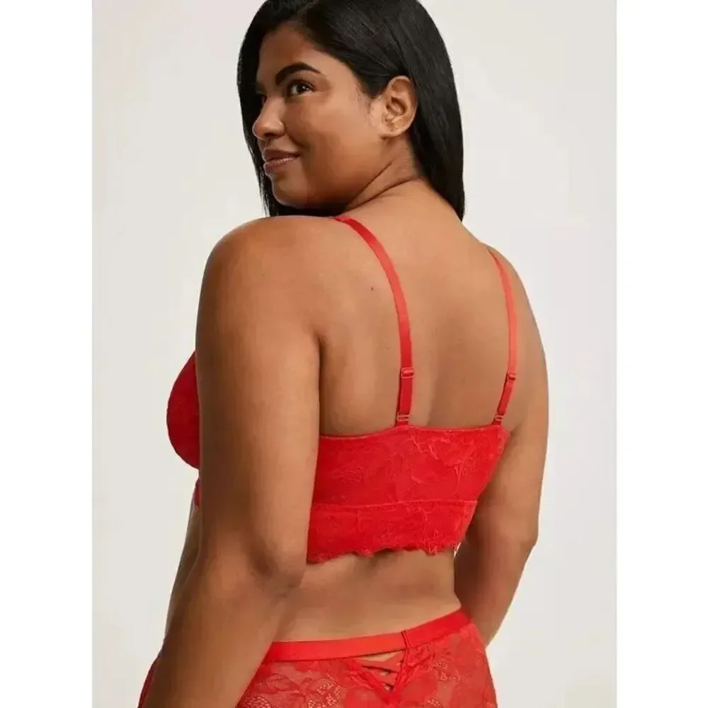 Torrid Lightly Lined Front Close Bralette Gojiberry Women's Size 3